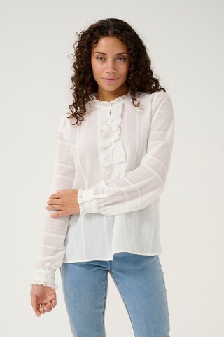 Chemisier Cream en blanc : devant