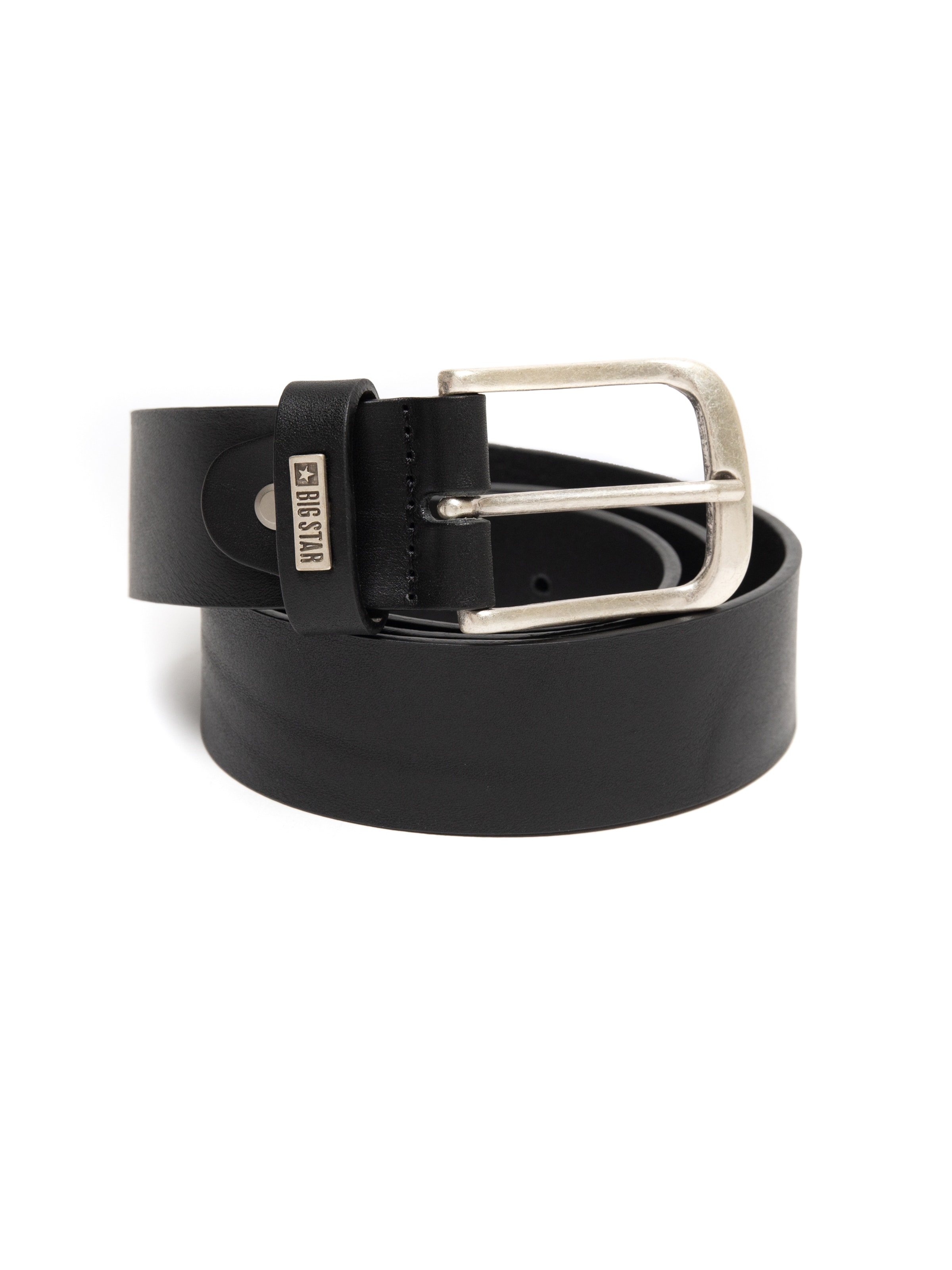 Ceinture 'Pelle' BIG STAR en noir : devant