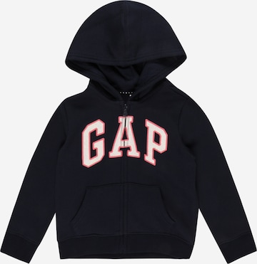 GAP Sweatvest in Blauw: voorkant