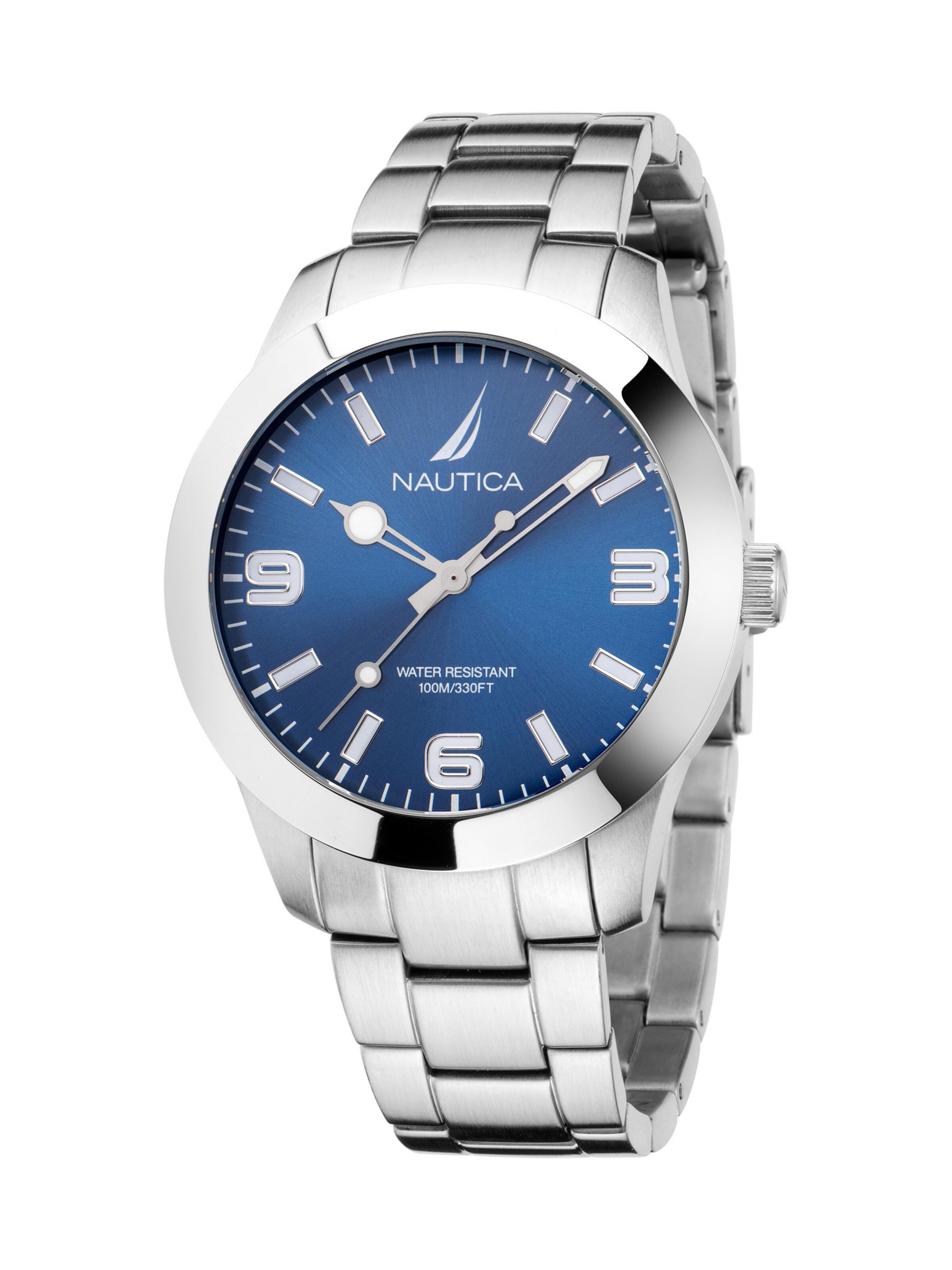 Montre à affichage analogique 'Nautica Gents' NAUTICA en argent : devant