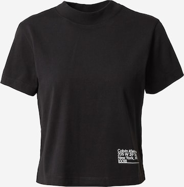 Calvin Klein Jeans - Camiseta en negro: frente