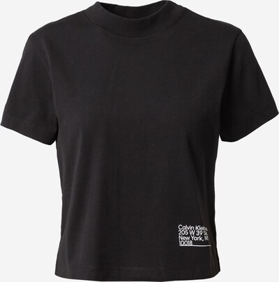 Calvin Klein Jeans Skjorte 'ADDRESS' i svart / hvit, Produktvisning