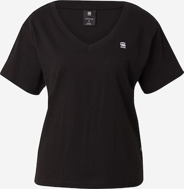 G-STAR Μπλουζάκι σε μαύρο: μπροστά