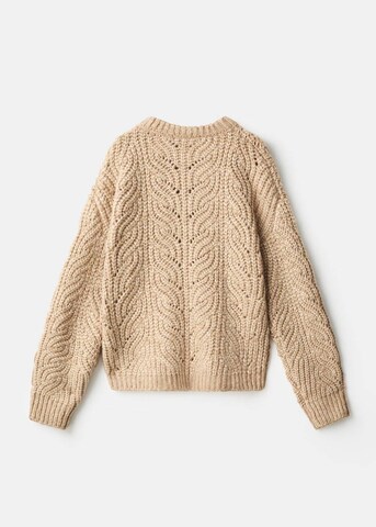 MANGO KIDS Sweater 'Maple' in Brown