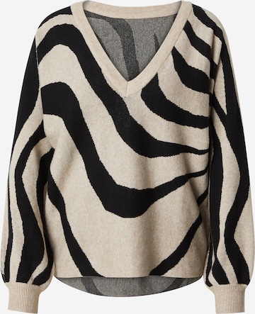 VILA Sweater 'Ril' in Beige: front