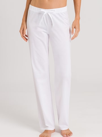 Hanro Loose fit Pants ' Natural Wear ' in White: front