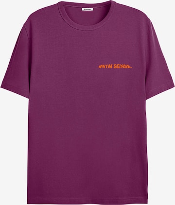 9N1M SENSE Shirt 'Sense Anatomy 2' in Purple: front