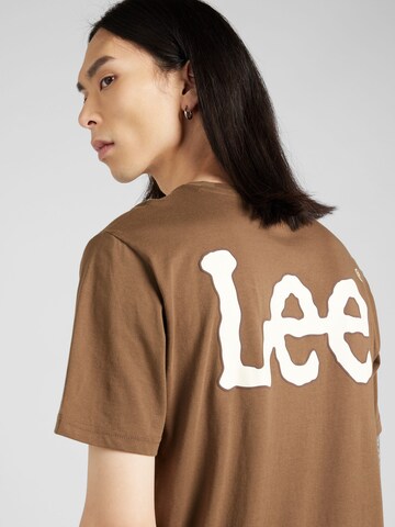 T-Shirt 'ESSENTIAL' Lee en marron