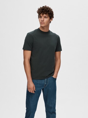 SELECTED HOMME T-Shirt 'SLHRORY' in Grün: Vorderseite