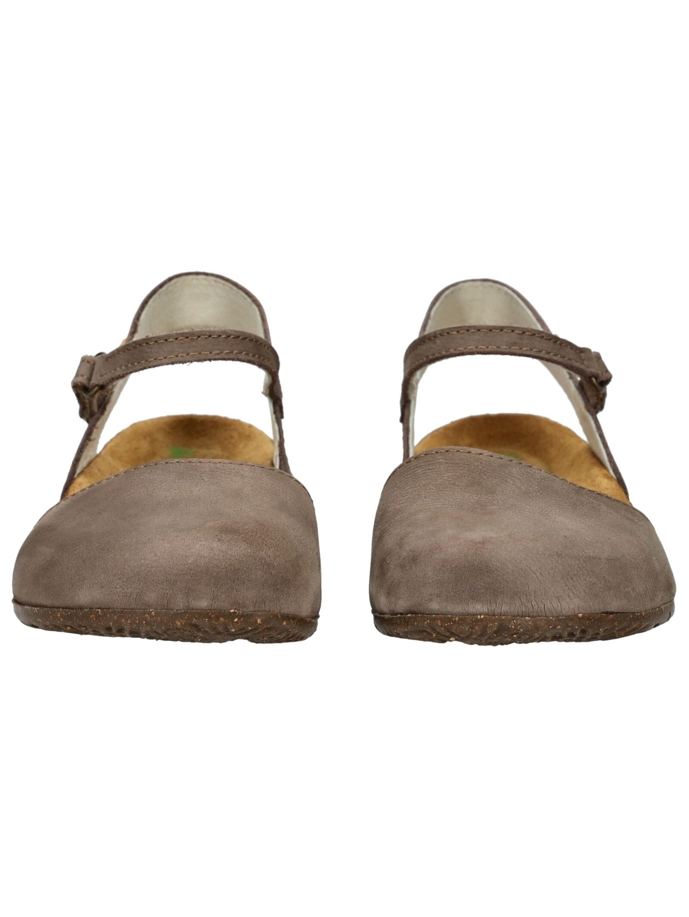 EL NATURALISTA Strap ballerina in Brown