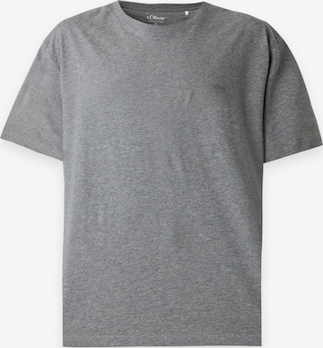 s.Oliver Men Big Sizes - Camisa em cinzento: frente