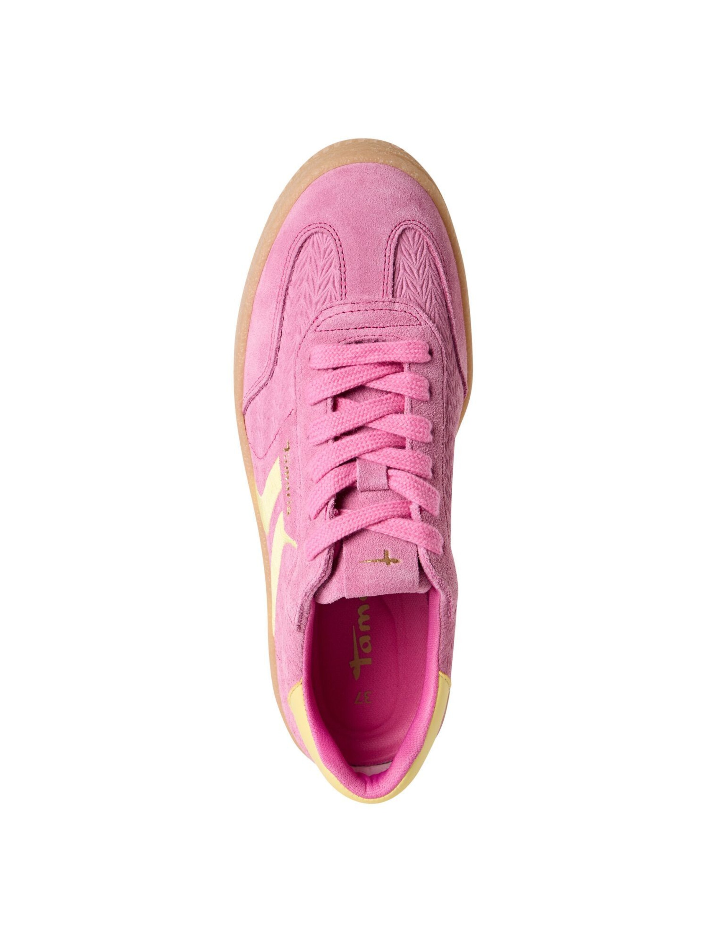 Baskets basses Tamaris en rose