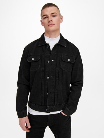 Only & Sons Between-Season Jacket 'Duke' in Black