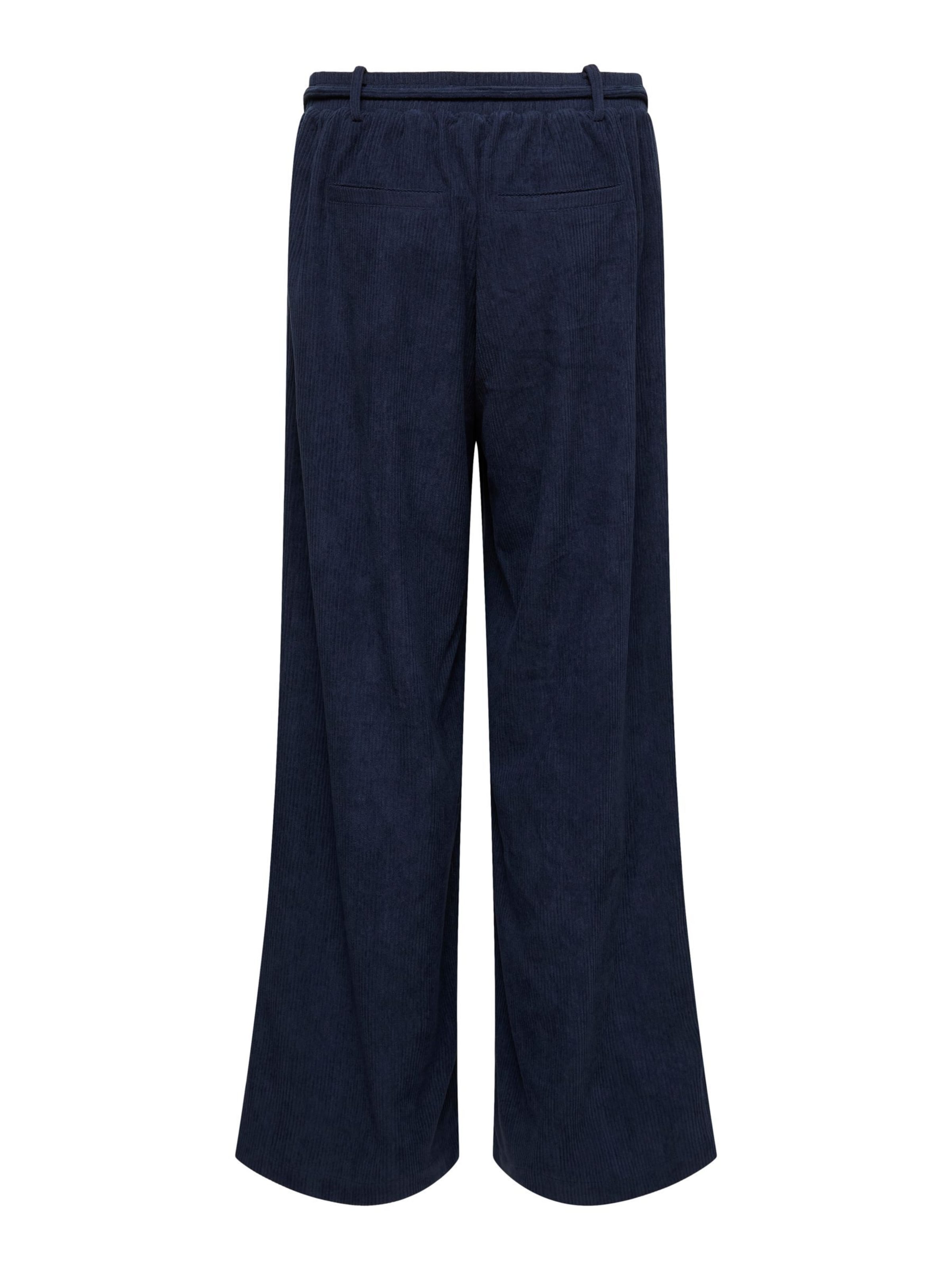 Wide Leg Pantalon 'MLSally' MAMALICIOUS en bleu