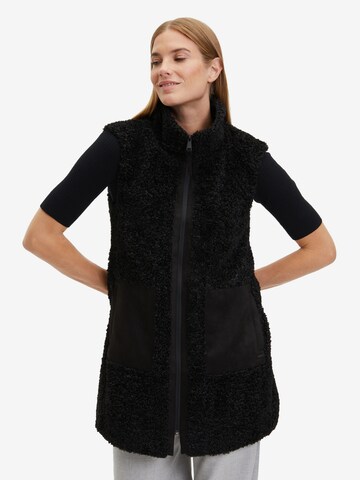 Gilet Betty & Co en noir : devant