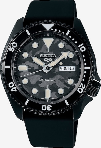 SEIKO Analog Watch in Black: front