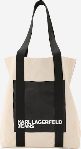 KARL LAGERFELD JEANSShopper torba - bež boja: prednji dio