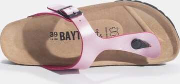 Bayton T-Bar Sandals 'Melia' in Pink