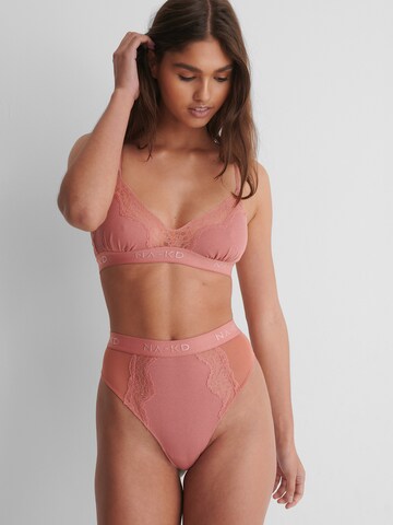 hunkemöller x NA-KD Bustier BH 'Amalia' in Pink