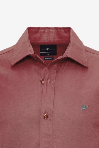 DENIM CULTURE - Ajuste regular Camisa 'Jon' en rojo