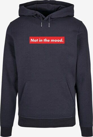 Merchcode Sweatshirt ' NITM - Sup Mood' in Blue: front