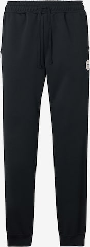 CONVERSE Tapered Broek 'RETRO TRACK' in Zwart: voorkant