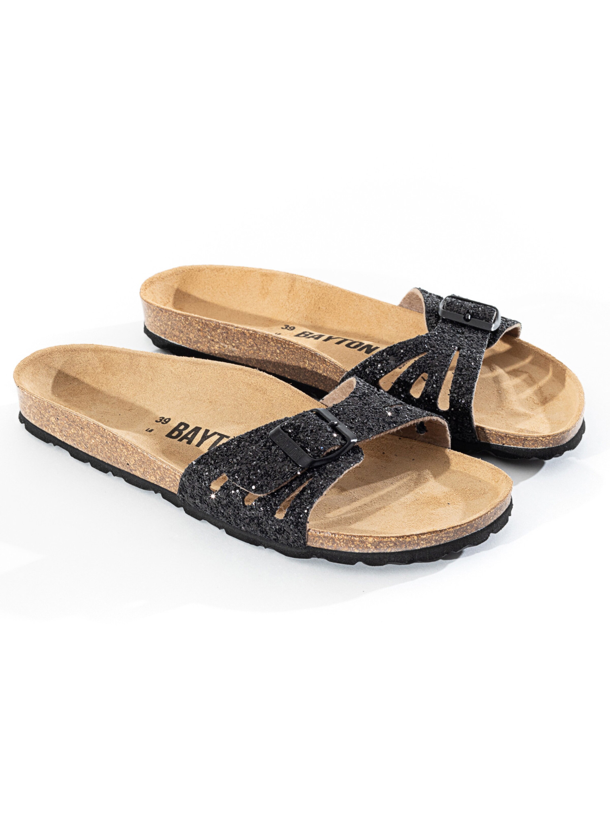 Bayton Papucs 'Athena' - fekete