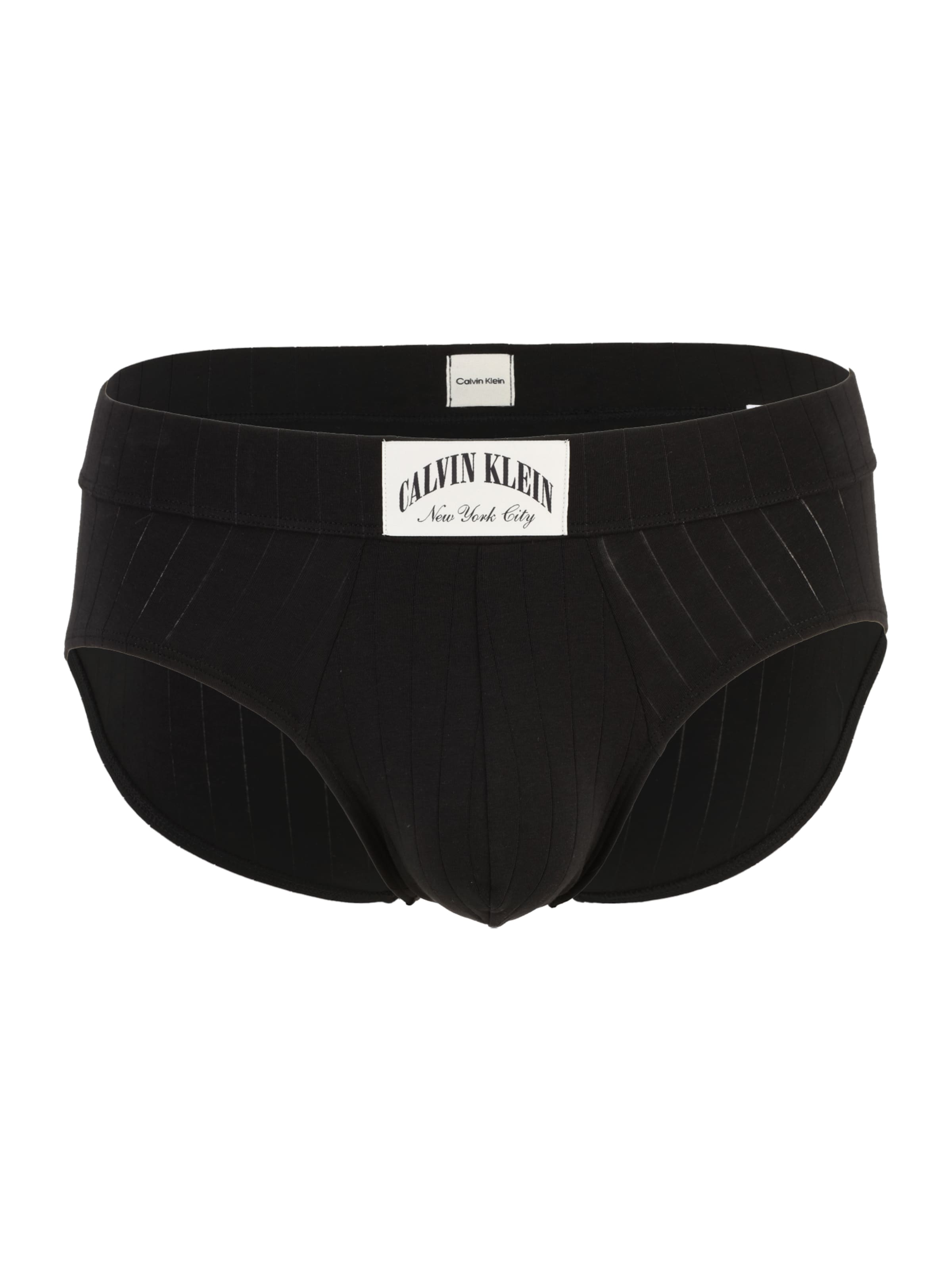 Slip Calvin Klein en noir : devant