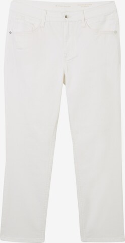 TOM TAILOR Slimfit Jeans 'Alexa' in Wit: voorkant