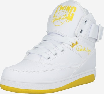 Patrick Ewing High-Top Sneakers in White: front