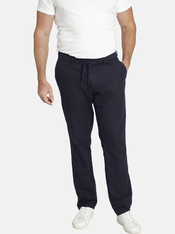 Charles Colby Loosefit Broek ' Baron Whelters ' in Blauw: voorkant