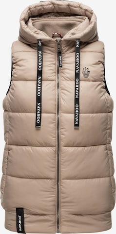 NAVAHOO Bodywarmer 'Kassidy' in Grijs: voorkant