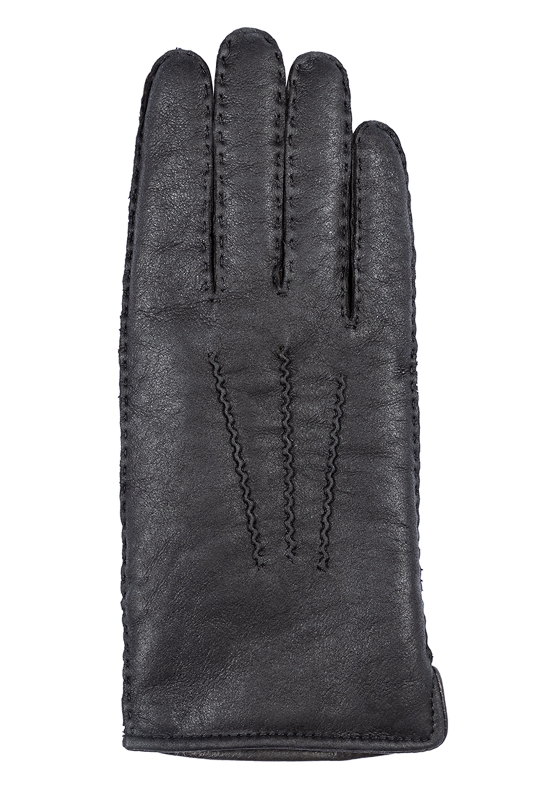 Werner Christ Vingerhandschoenen 'John' in Zwart