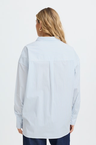 Chemisier 'FRZASHIRT' Fransa en bleu