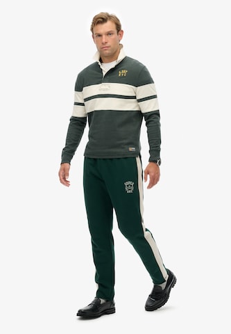 Coupe slim Pantalon 'Athletic Club' Superdry en vert