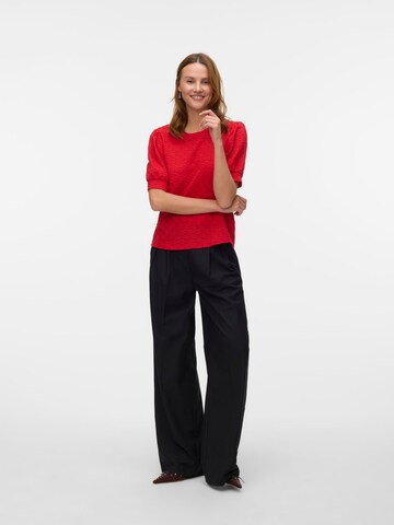 VERO MODA - Camiseta 'VMFlower' en rojo