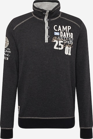 CAMP DAVID Sweatshirt 'Land Of Legends' in Schwarz: predná strana