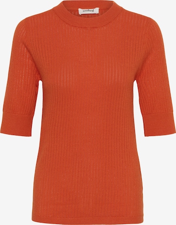 Pull-over 'SLSpina' SOAKED IN LUXURY en orange : devant
