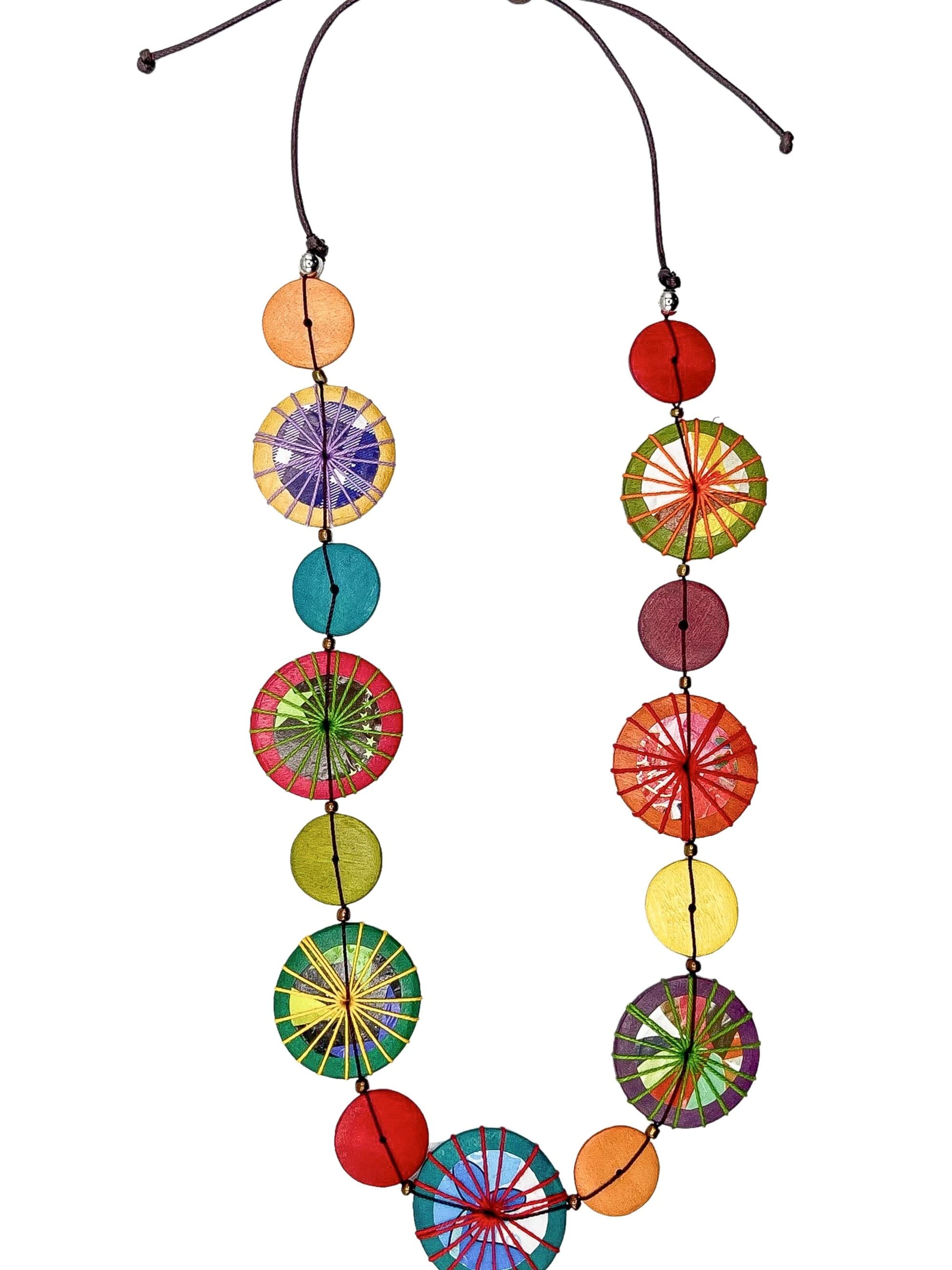 COLLEZIONE ALESSANDRO Necklace 'Riza' in Mixed colors: front