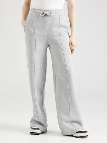 ALPHA INDUSTRIES Wide leg Pants in Grey: front