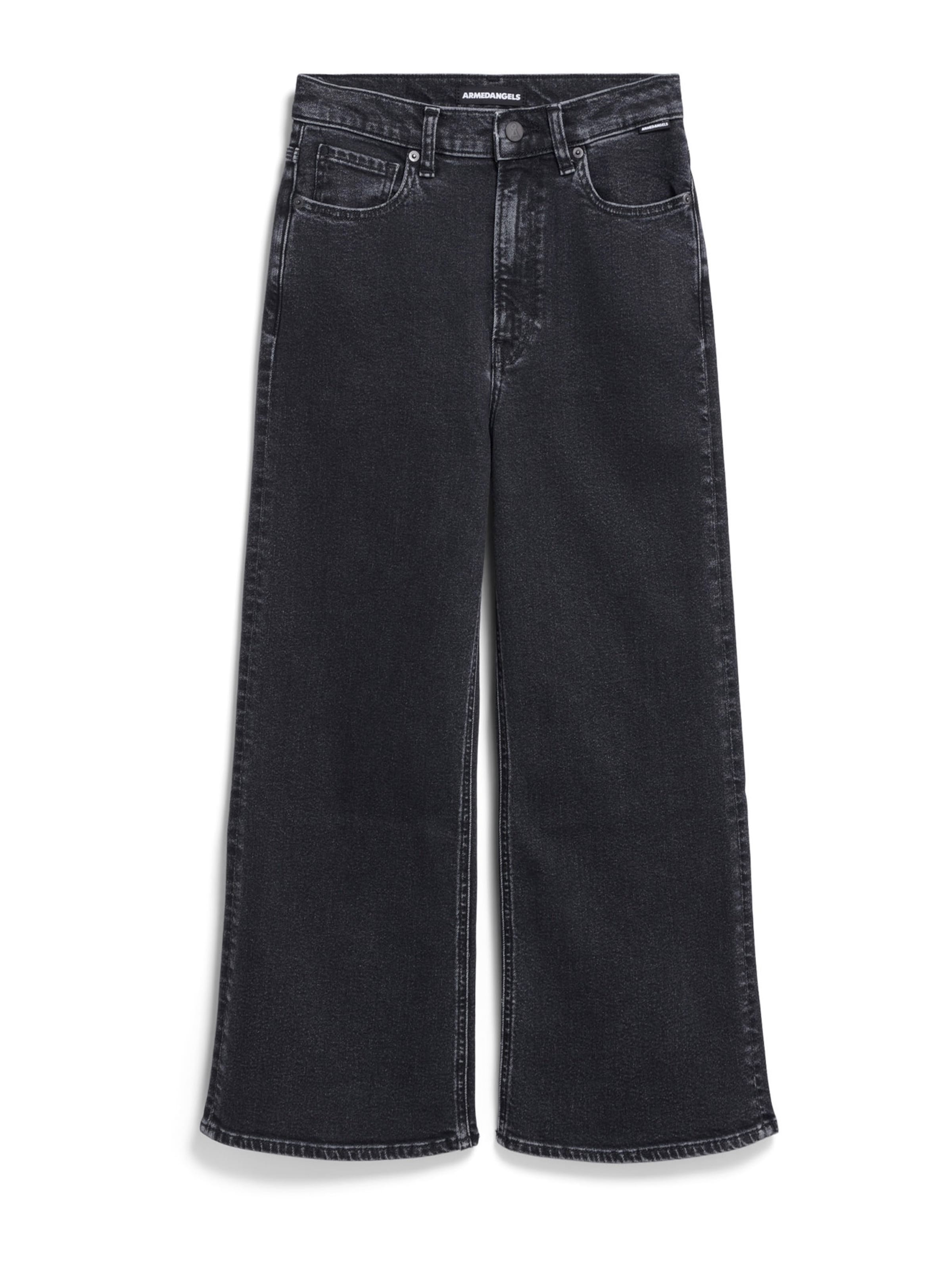 ARMEDANGELS Wide Leg Jeans 'MURLIAA' in Schwarz: Vorderseite