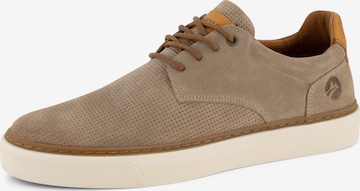 Travelin Athletic Lace-Up Shoes 'Chetton' in Beige: front