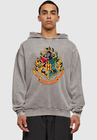 ABSOLUTE CULT Sweatshirt 'Harry Potter - Hogwarts' in Grau: Vorderseite