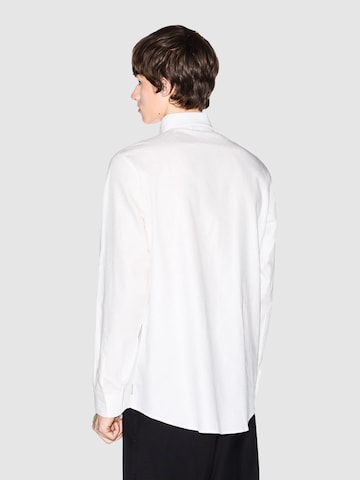 Regular fit Camicia di ARMANI EXCHANGE in bianco