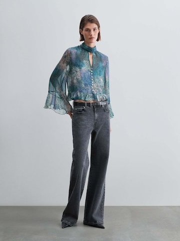 Scalpers Scleomix Print Top ' ' in Blau: Vorderseite