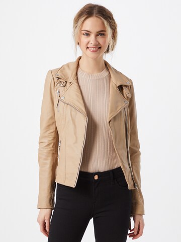 Veste mi-saison FREAKY NATION en beige : devant