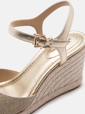 MICHAEL Michael Kors Лодочки с открытой пяткой 'KENZIE' в Золотой