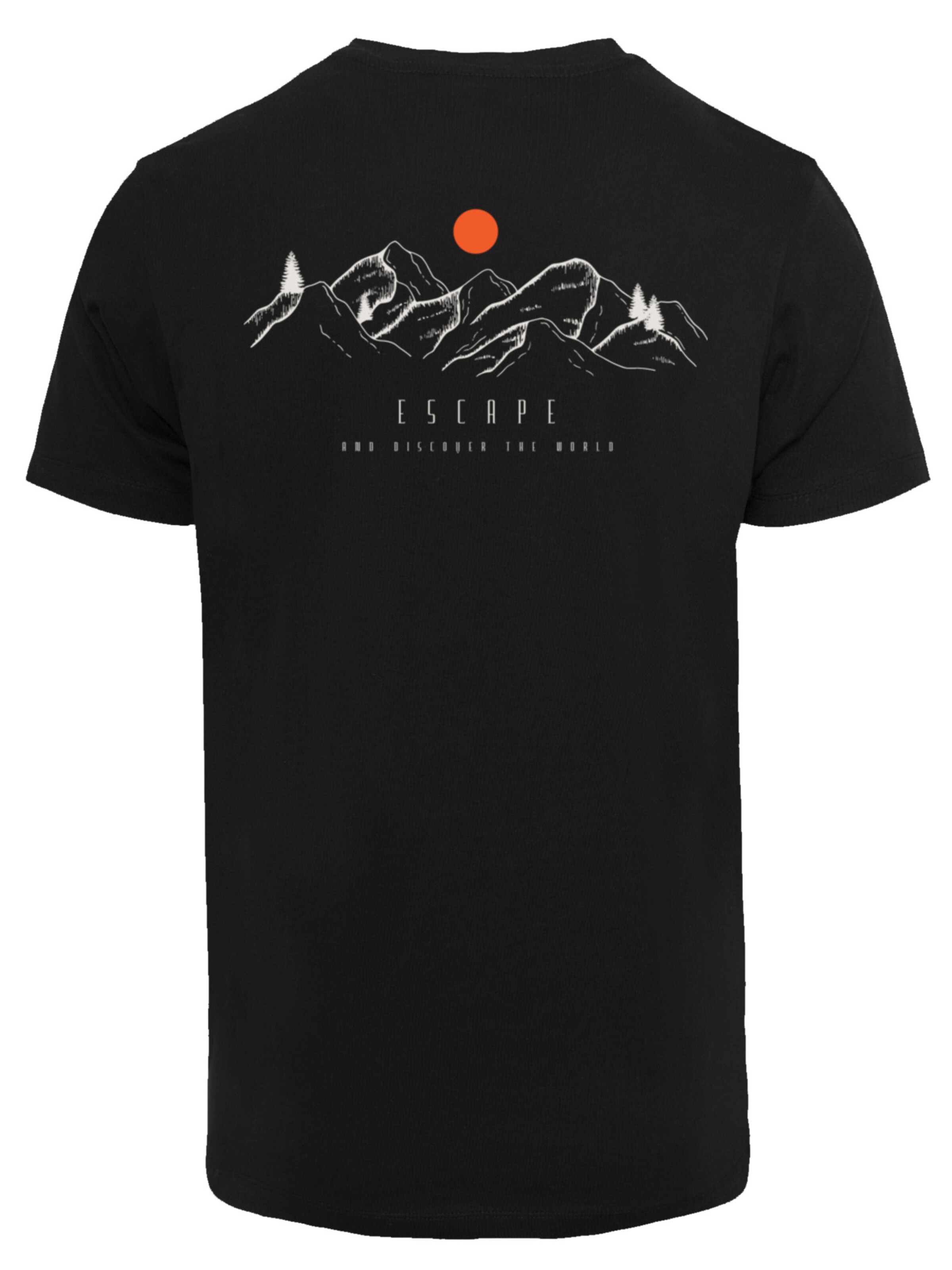T-Shirt 'Discover the world' F4NT4STIC en noir