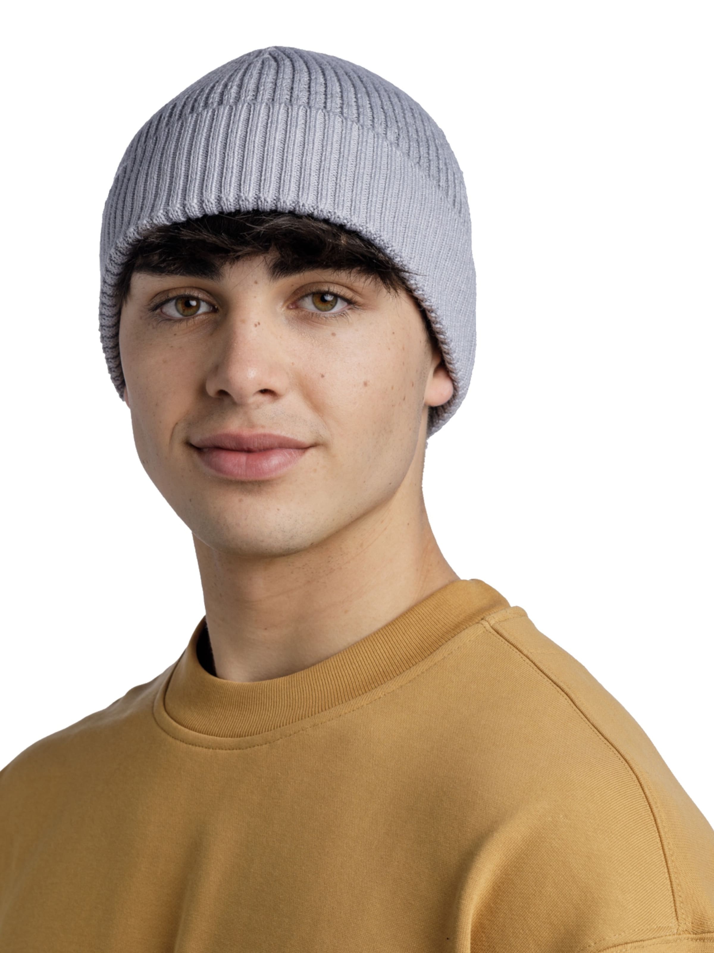 BUFF Muts 'Buff Merino Active Hat Beanie' in Grijs: voorkant