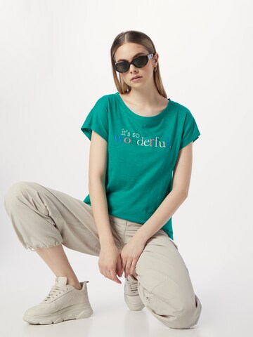 T-shirt s.Oliver en vert